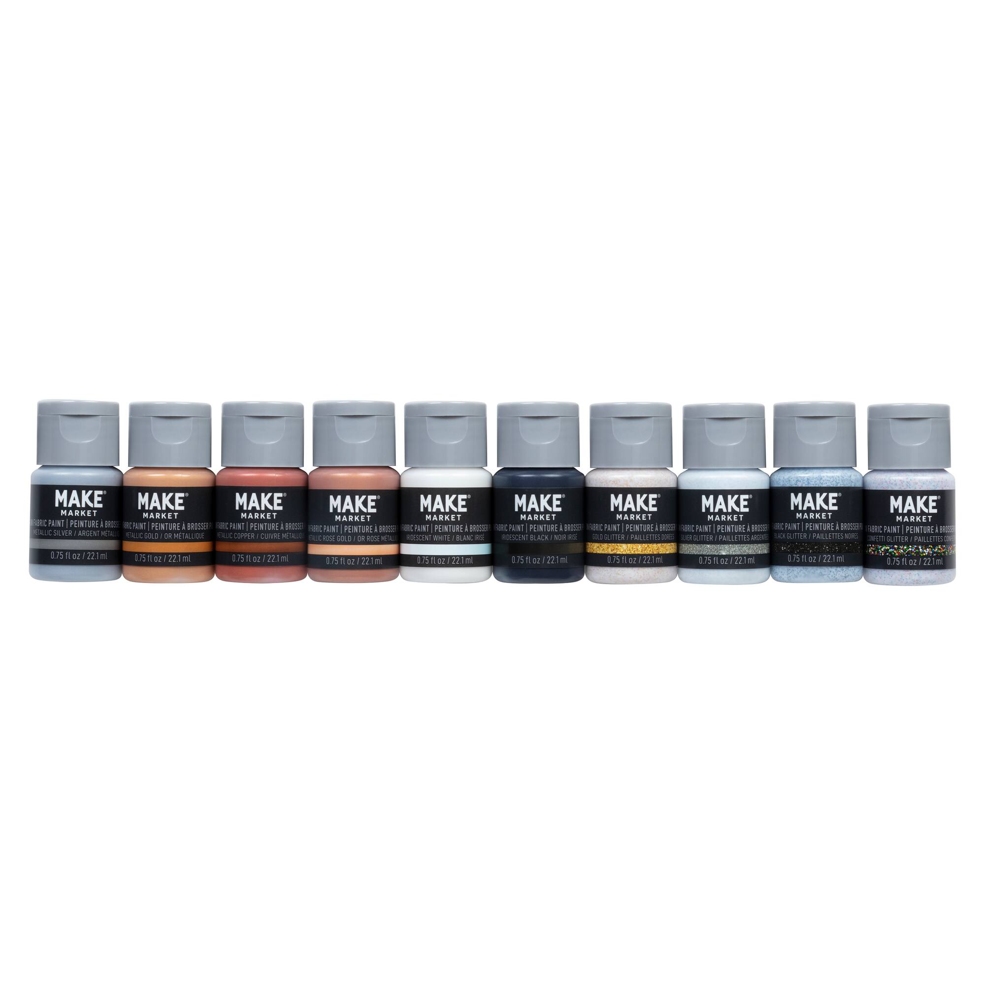 Mixed Brush-On Fabric Paint Set by Make Market®